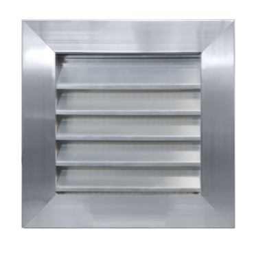 Wide frame Aluminum Exterior Louver Gable Vent for Walls &amp; Crawlspace - Weather-Resistant with Screen