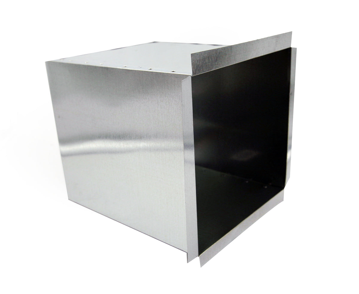 HVAC Premium Deep Blind Box | Return Air Box Register Boot 10&quot; X 10&quot; X 12&quot; **| Galvanized Steel Metal Box is Compatible with Duct 12&quot;