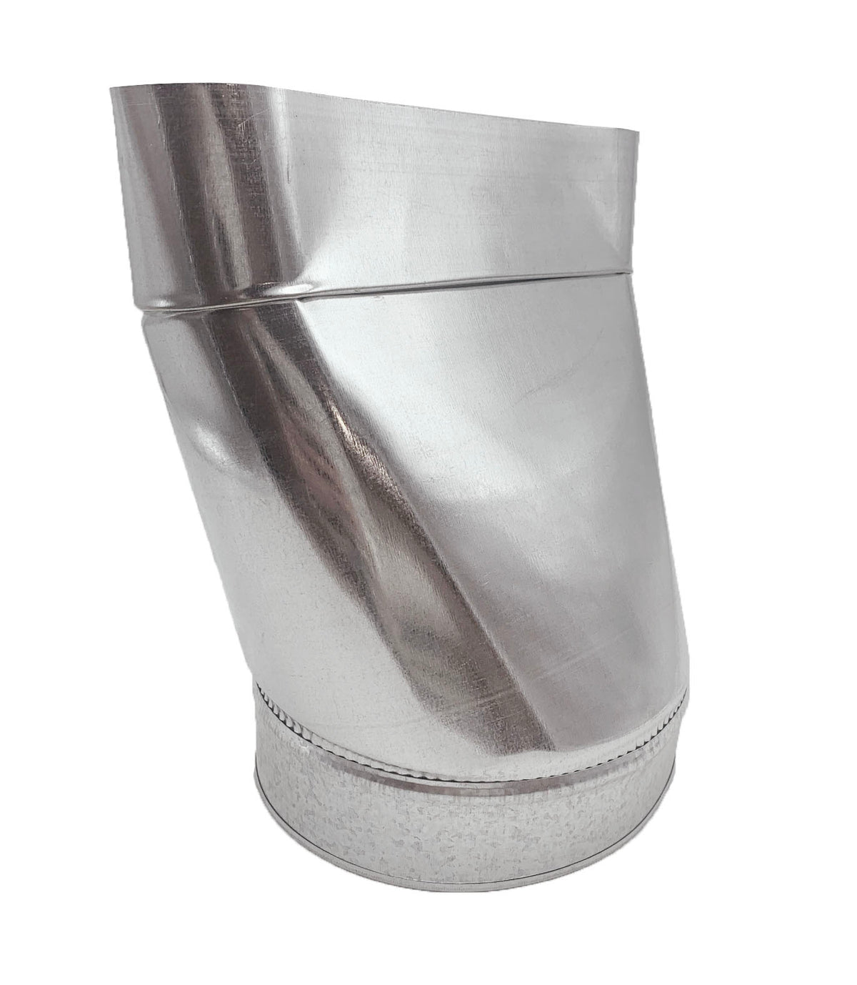 HVAC Premium Oval to Round Straight Boot | Round to Oval Straight Boot | 7&quot; Galvanize Sheet Metal Straight Transitioning Duct Boot is Compatible with Duct 7&quot;