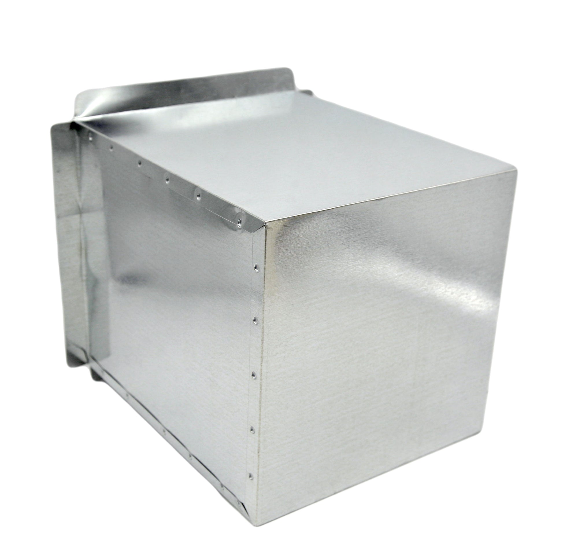 HVAC Premium Deep Blind Box | Return Air Box Register Boot 10" X 10" X 12" **| Galvanized Steel Metal Box is Compatible with Duct 12"