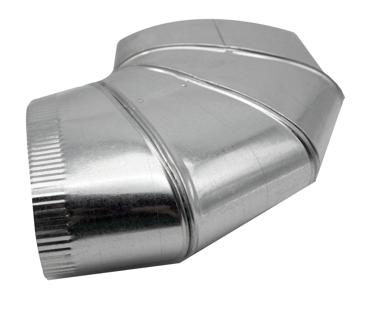 HVAC Premium Flat Oval Elbow | Vertical Elbow Transition | 7&quot;**| Galvanized Duct is Compatible with Duct 7&quot;