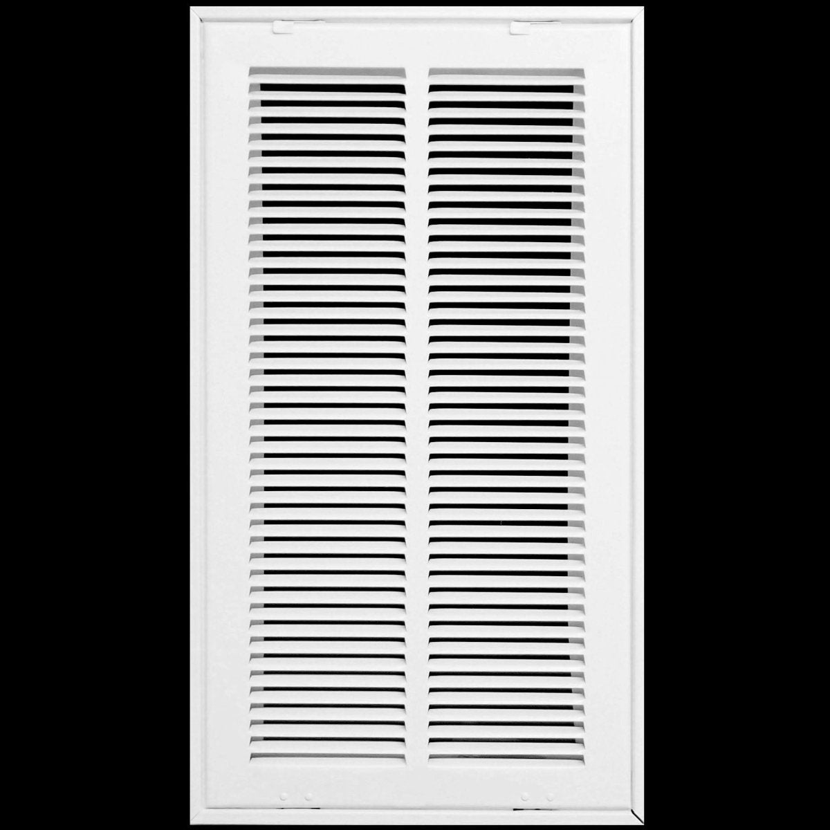 10&quot; X 20&quot; Steel Return Air Filter Grille for 1&quot; Filter - Fixed Hinged - [Outer Dimensions: 12 5/8&quot; X 22 5/8&quot;] - HVAC Premium190 10X20 FBA