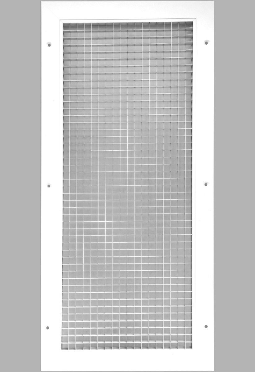 10" x 24" or 24" x 10" Cube Core Eggcrate Return Air Grille - HVAC PremiumCRG1024