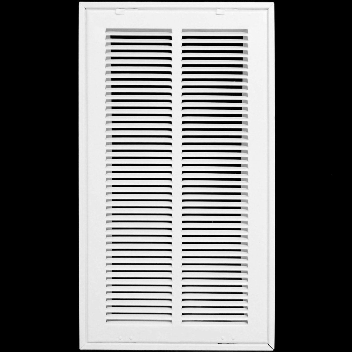 10&quot; X 24&quot; Steel Return Air Filter Grille for 1&quot; Filter - Fixed Hinged - [Outer Dimensions: 12 5/8&quot; X 26 5/8&quot;] - HVAC Premium190 10X24 FBA