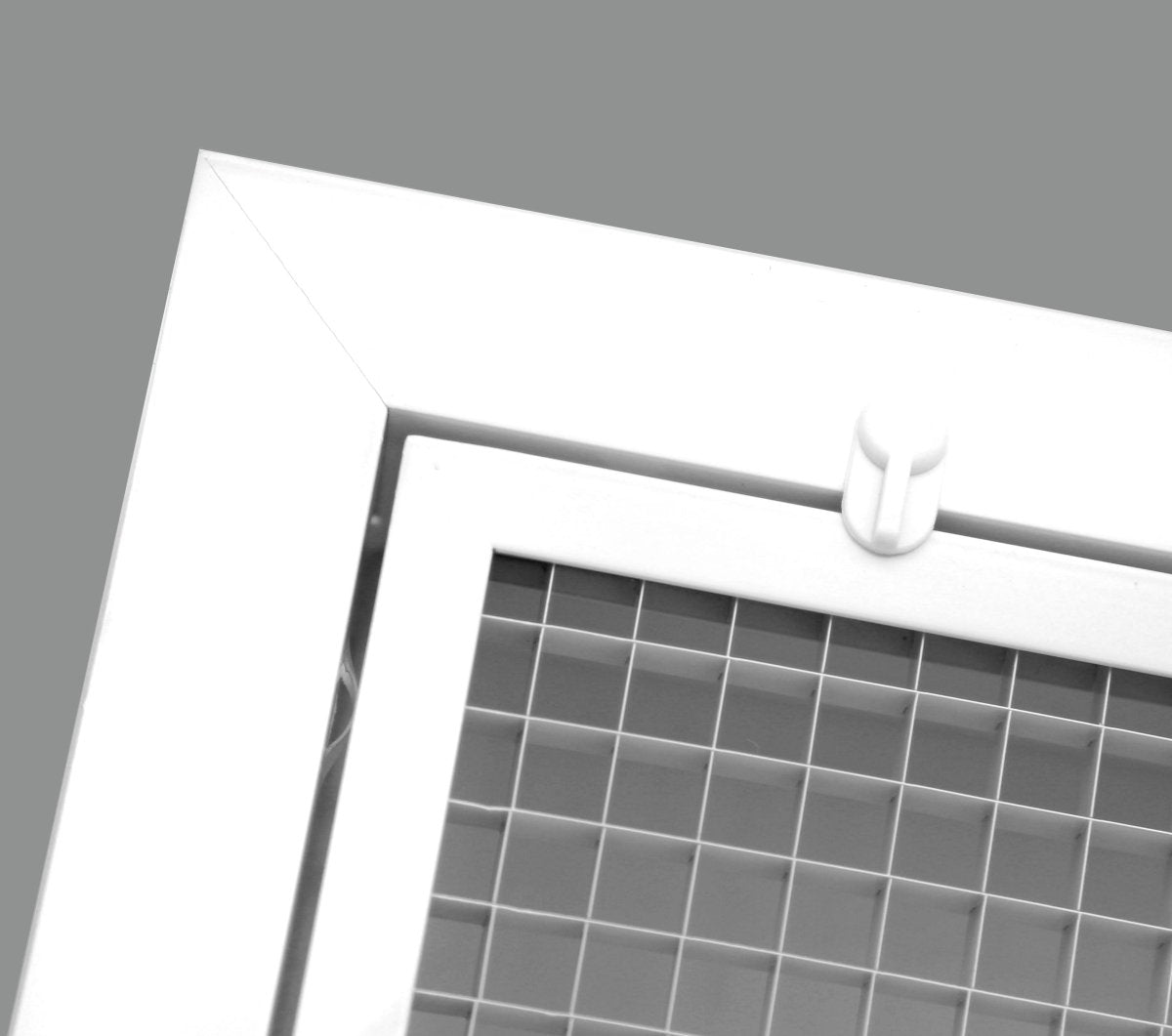 10&quot; x 26&quot; or 26&quot; x 10&quot; Cube Core Eggcrate Return Air Filter Grille for 1&quot; Filter - Aluminum - White [Outer Dimensions: 12.5&quot; X 28.5&quot;] - HVAC PremiumCRFG1026