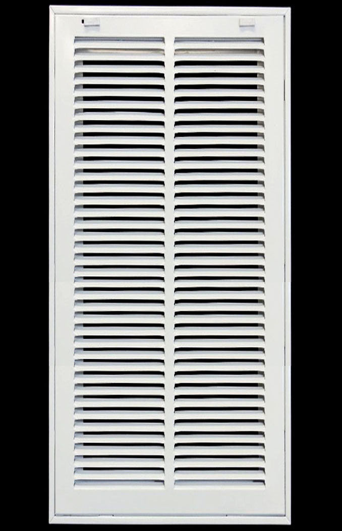 10" X 28" Steel Return Air Filter Grille for 1" Filter - Removable Frame - [Outer Dimensions: 12 5/8" X 30 5/8"] - HVAC PremiumRFG1028 HP