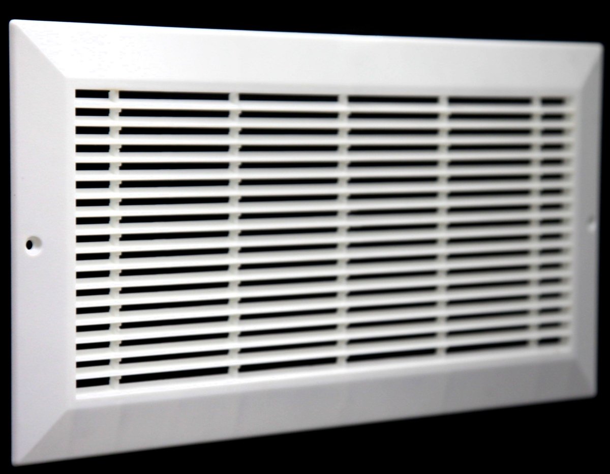 10&quot; X 4&quot; HVAC Return Air Grille - Plastic Never Rust Vent Duct Cover - For Wall &amp; Ceiling - HVAC PremiumPL RG104