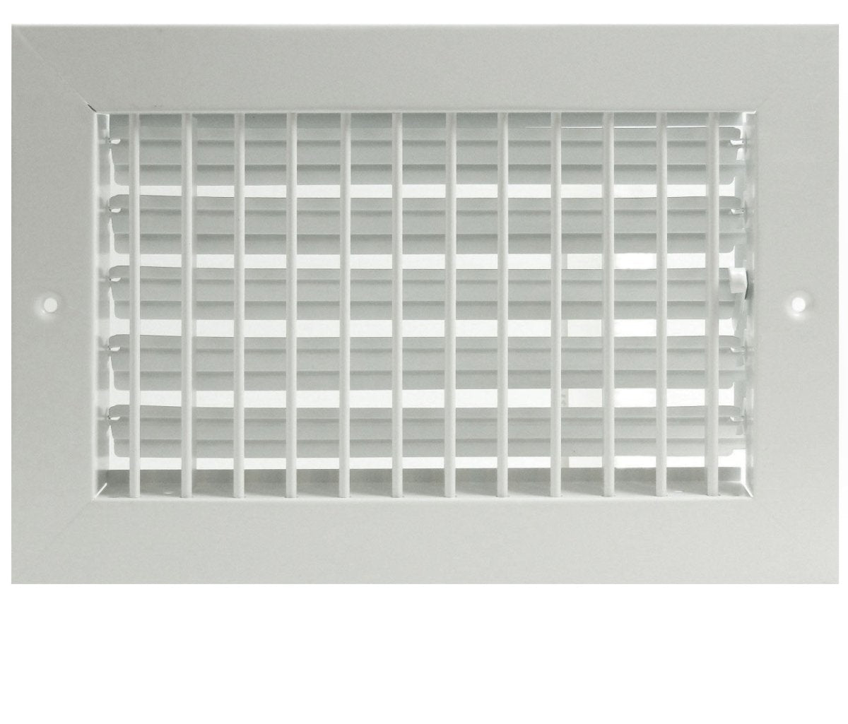 10" X 8" ADJUSTABLE AIR SUPPLY DIFFUSER - HVAC Vent Duct Cover Sidewall or Ceiling - HVAC PremiumSV108WALREG FBA