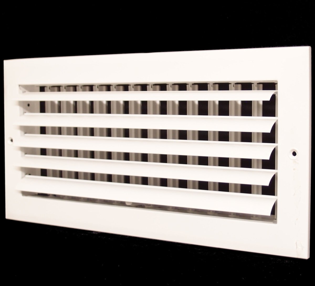 10&quot; X 8&quot; [Duct Opening] 1 - Way Air Vent Adjustable Aluminum Curved Blades Integral Multi - Shutter Damper HVAC Diffuser [Outer Dimensions: 11.75&quot;W X 9.75&quot;H] - HVAC PremiumMFACRA108W1