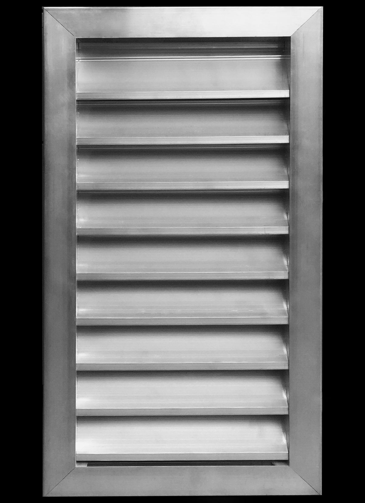 10&quot;w X 20&quot;h Aluminum Outdoor Weather Proof Louvers - Rain &amp; Waterproof Air Vent With Screen Mesh
