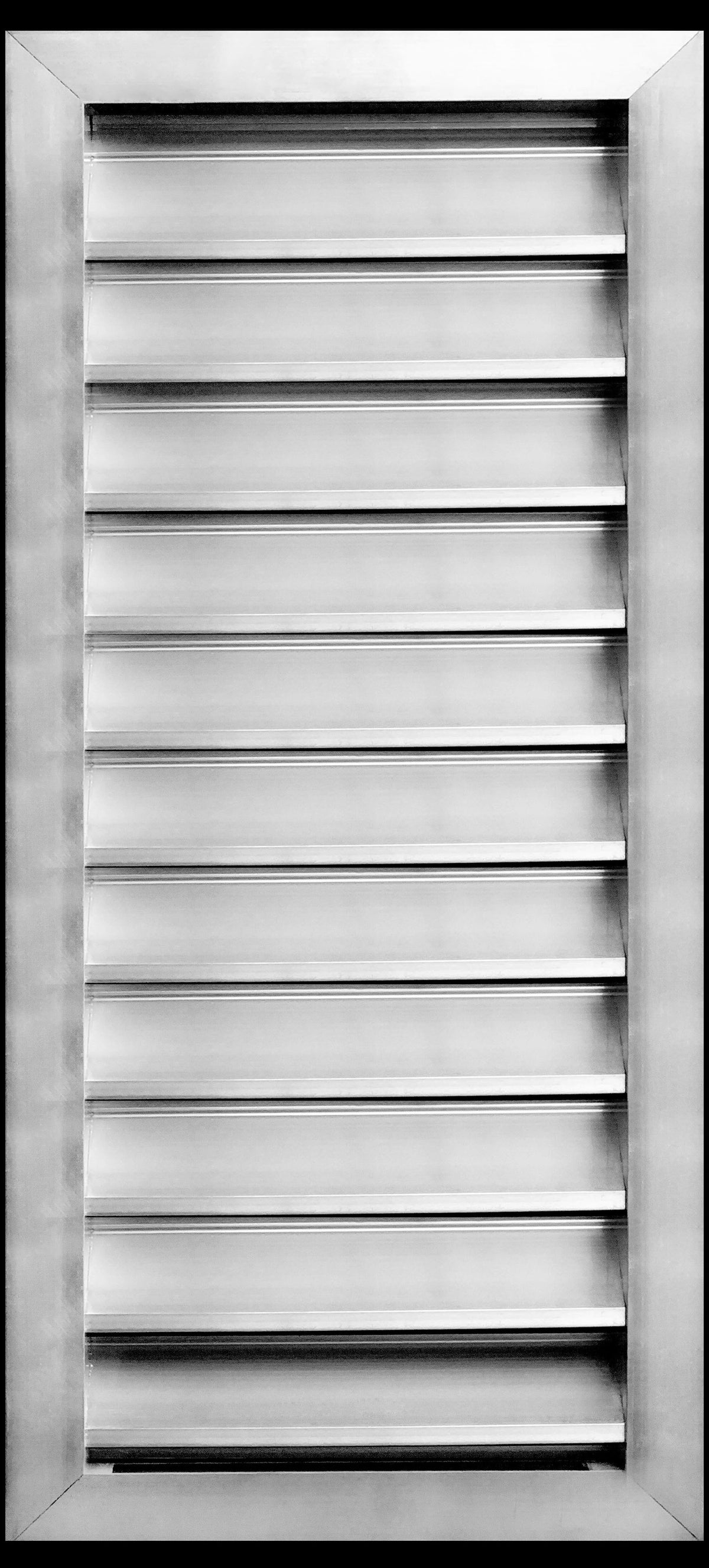 10&quot;w X 24&quot;h Aluminum Outdoor Weather Proof Louvers - Rain &amp; Waterproof Air Vent With Screen Mesh