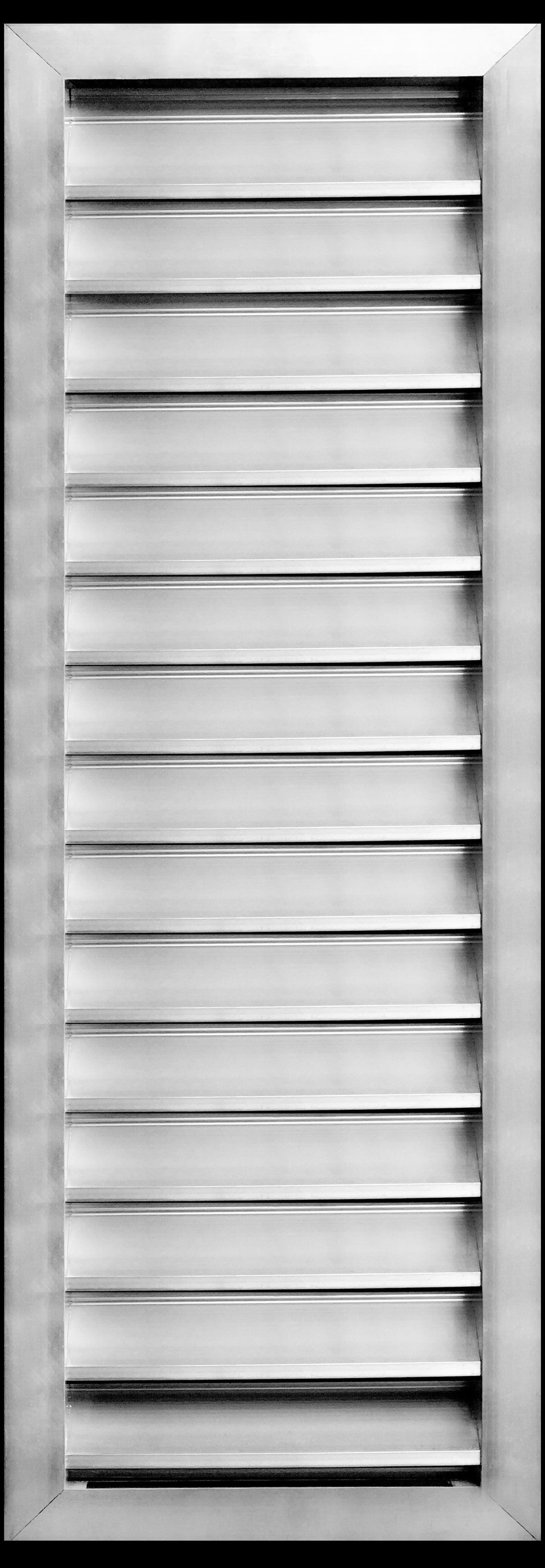 10&quot;w X 36&quot;h Aluminum Outdoor Weather Proof Louvers - Rain &amp; Waterproof Air Vent With Screen Mesh