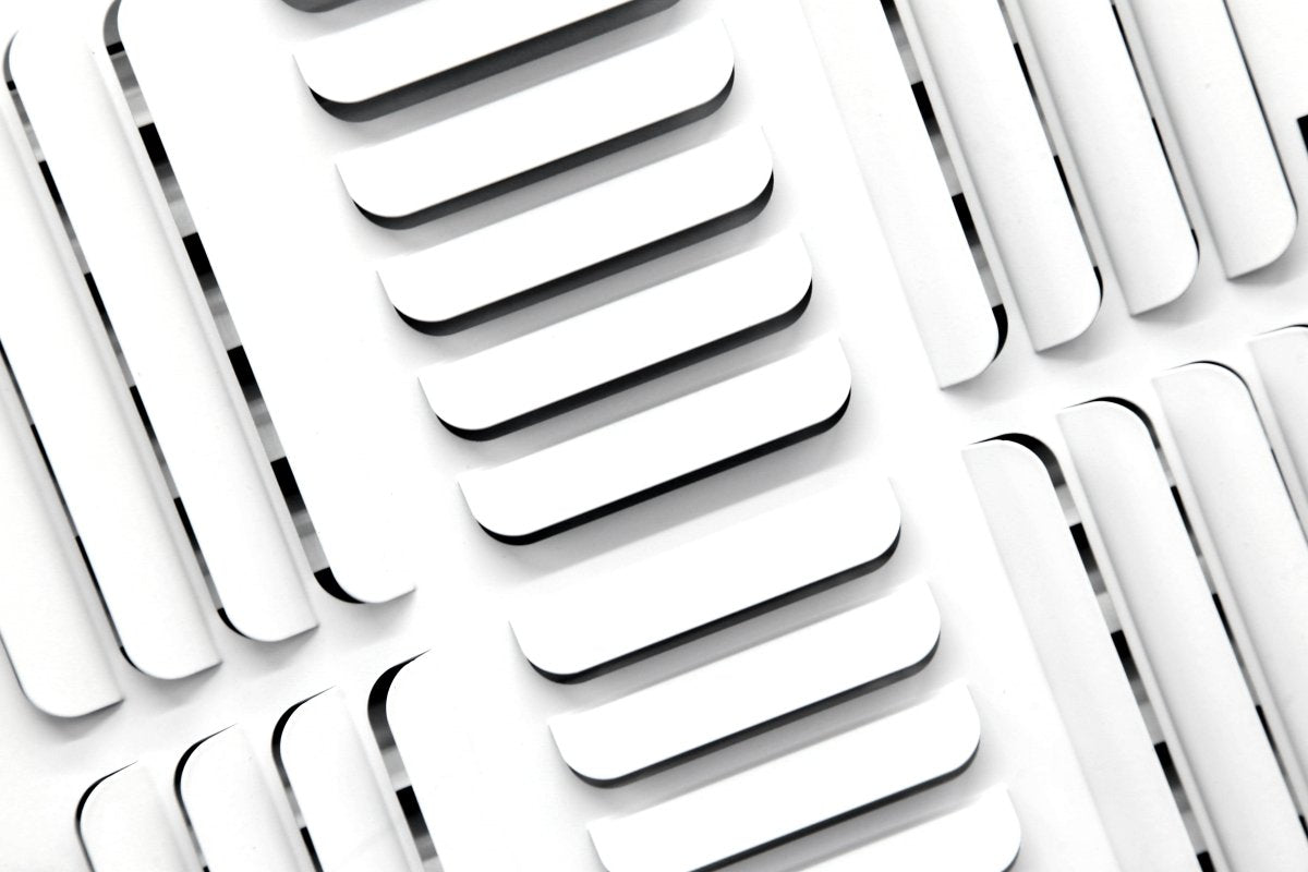10&quot;w X 10&quot;h [Duct Opening] 3 - Way Fixed Curved Blade Air Supply Diffuser Register Vent Cover Grille [Outer Dimensions: 11.75&quot;W X 11.75&quot;H] - HVAC PremiumCSCSCR1010W3 - HP