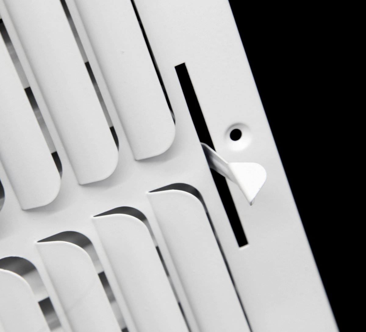 10&quot;w X 10&quot;h [Duct Opening] 3 - Way Fixed Curved Blade Air Supply Diffuser Register Vent Cover Grille [Outer Dimensions: 11.75&quot;W X 11.75&quot;H] - HVAC PremiumCSCSCR1010W3 - HP