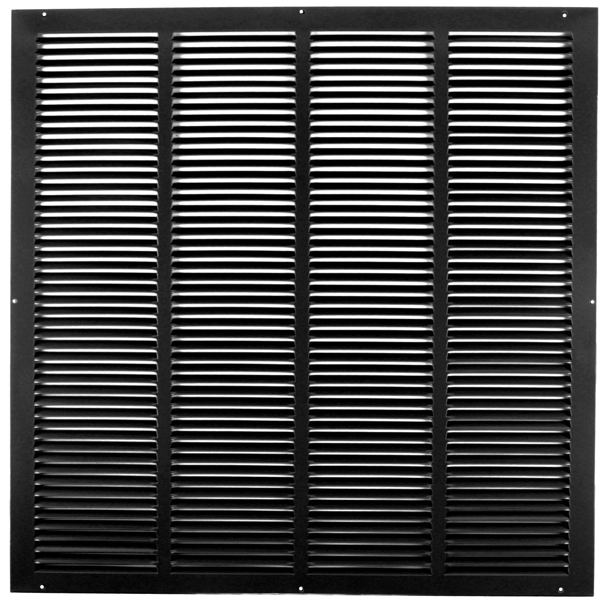 10"W X 16"H [Duct Opening] Steel Air Vent Return Grille - HVAC VENT DUCT COVER DIFFUSER - [Outer Dimensions: 11.75"W X 17.75"H] - HVAC PremiumRG1016 Black HP