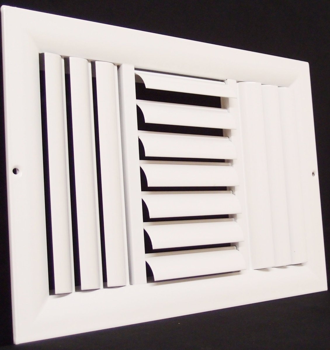 10&quot;W X 4&quot;H [Duct Opening] 3 - Way Aluminum Curved Blade Adjustable Air Supply HVAC Diffuser [Outer Dimensions: 11.75&quot;W X 5.75&quot;H] - HVAC PremiumCADJB3 - C - 104