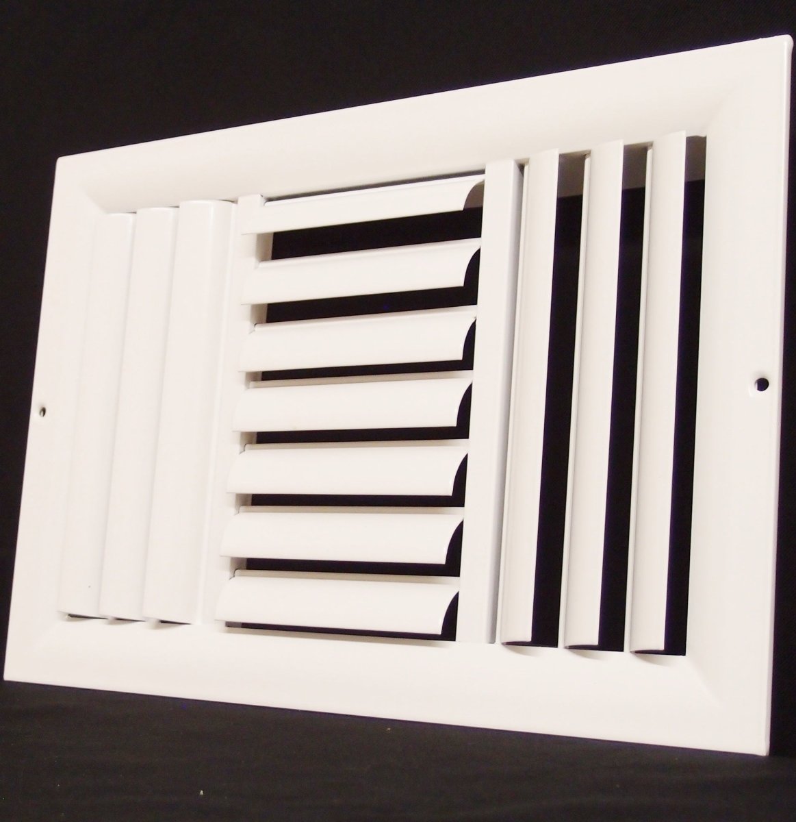 10&quot;W X 8&quot;H [Duct Opening] 3 - Way Aluminum Curved Blade Adjustable Air Supply HVAC Diffuser [Outer Dimensions: 11.75&quot;W X 9.75&quot;H] - HVAC PremiumCADJB3 - C - 108