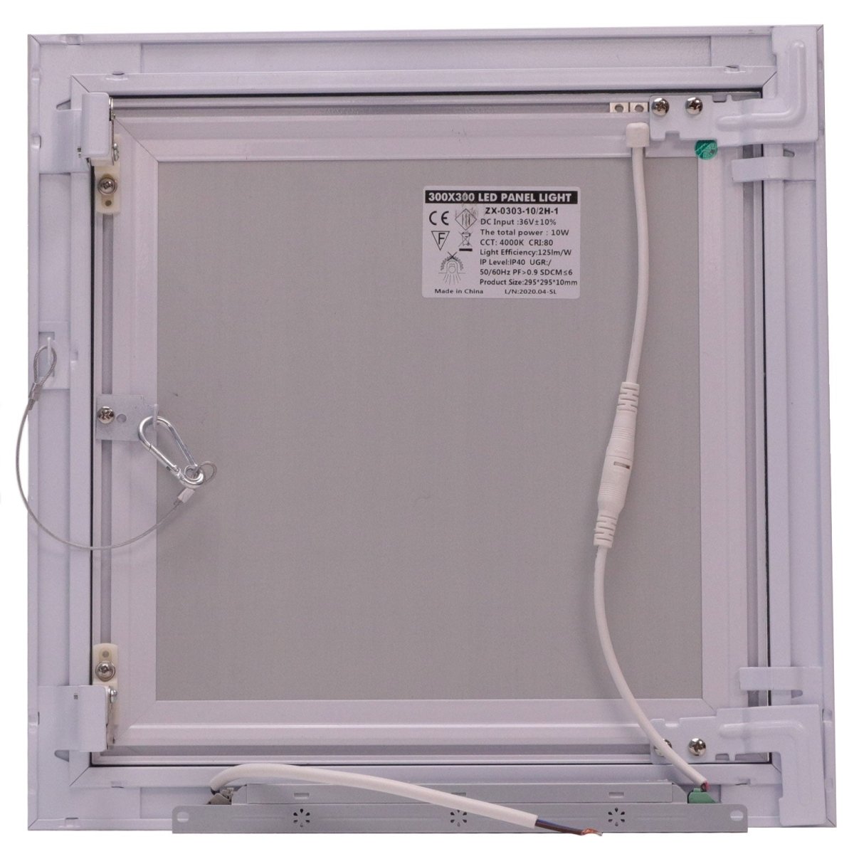 12&quot; X 12&quot; Aluminum LED Light Access Panel Door For Wall / Ceiling Application (Push - Lock) With Frame - [Outer Dimensions: 13&quot; Width X 13&quot; Height] - HVAC PremiumAD - A - 410 - 12x12