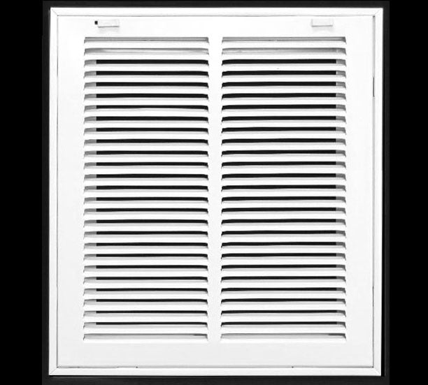 12" X 16" Steel Return Air Filter Grille for 1" Filter - Removable Frame - [Outer Dimensions: 14 5/8" X 18 5/8"] - HVAC PremiumRFG1216 HP