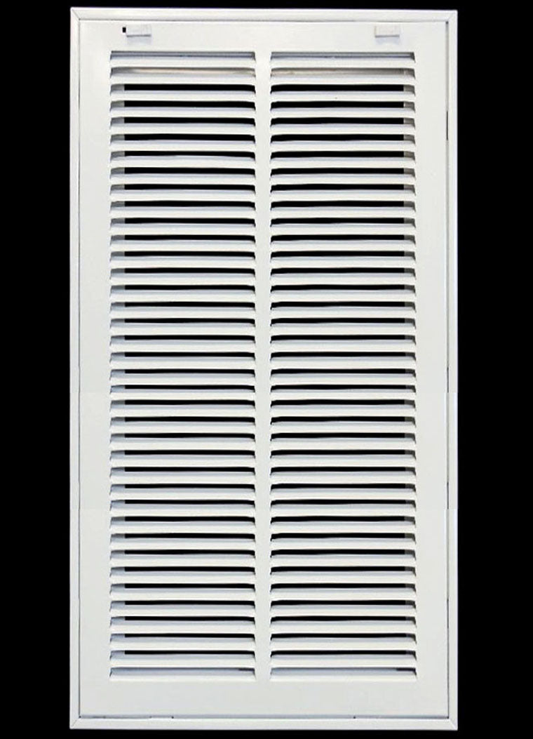 12" X 28" Steel Return Air Filter Grille for 1" Filter - Removable Frame - [Outer Dimensions: 14 5/8" X 30 5/8"] - HVAC PremiumRFG1228 HP