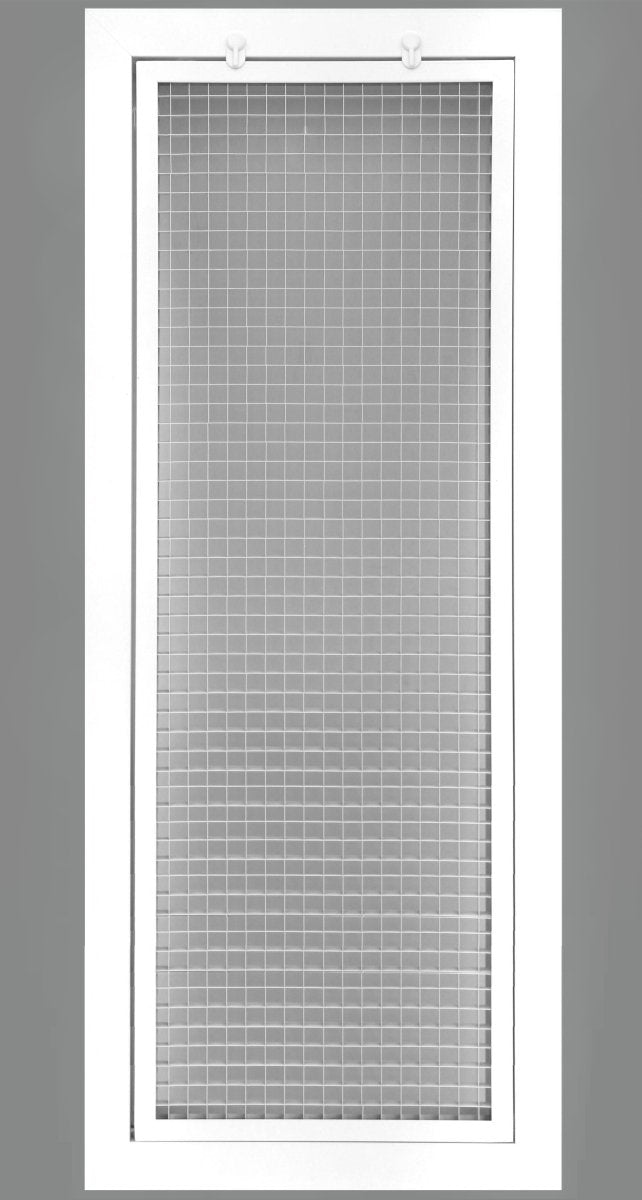 12" x 32" or 32" x 12" Cube Core Eggcrate Return Air Filter Grille for 1" Filter - HVAC PremiumCRFG1232