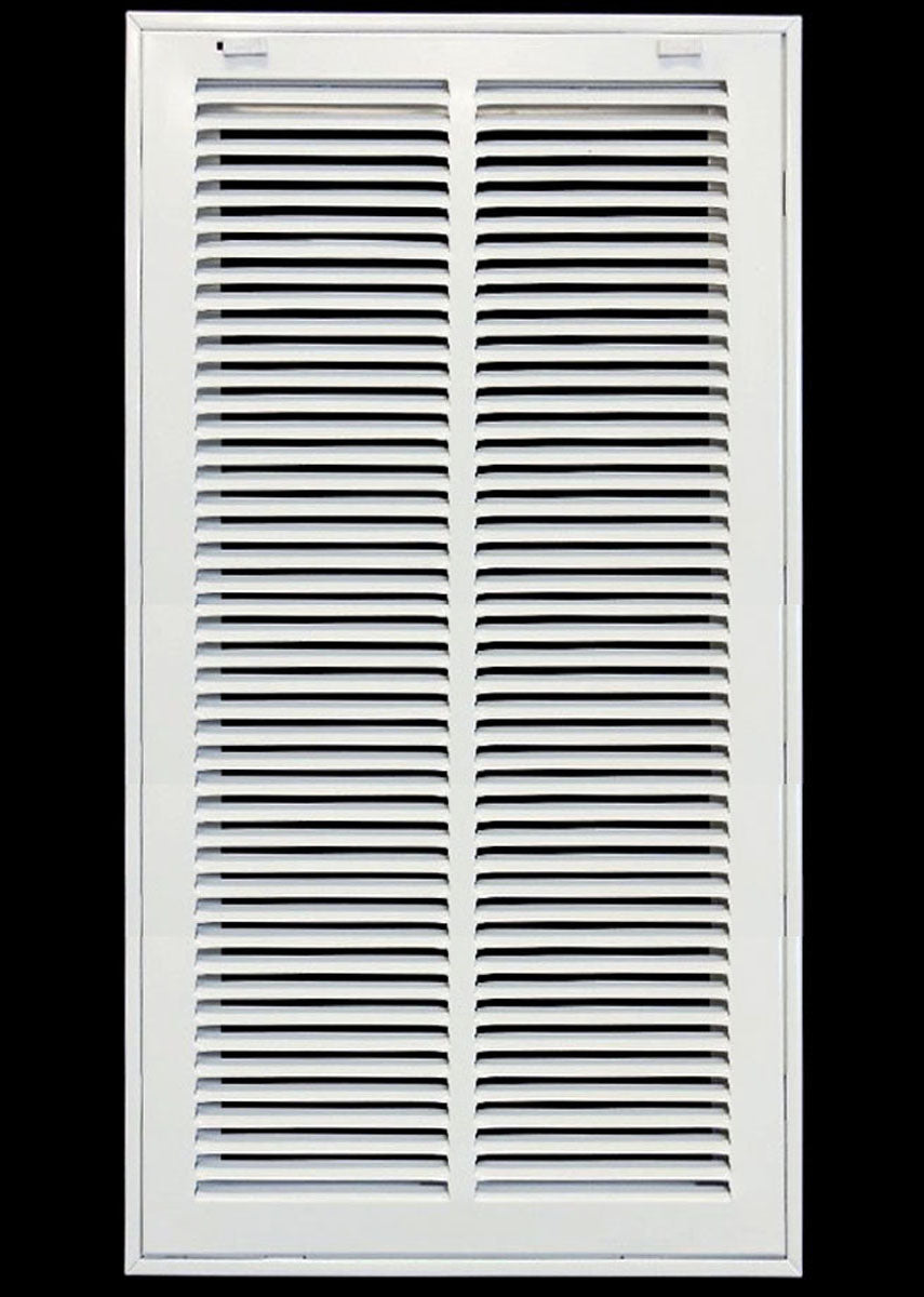 12" X 32" Steel Return Air Filter Grille for 1" Filter - Removable Frame - [Outer Dimensions: 14 5/8" X 34 5/8"] - HVAC PremiumRFG1232 HP