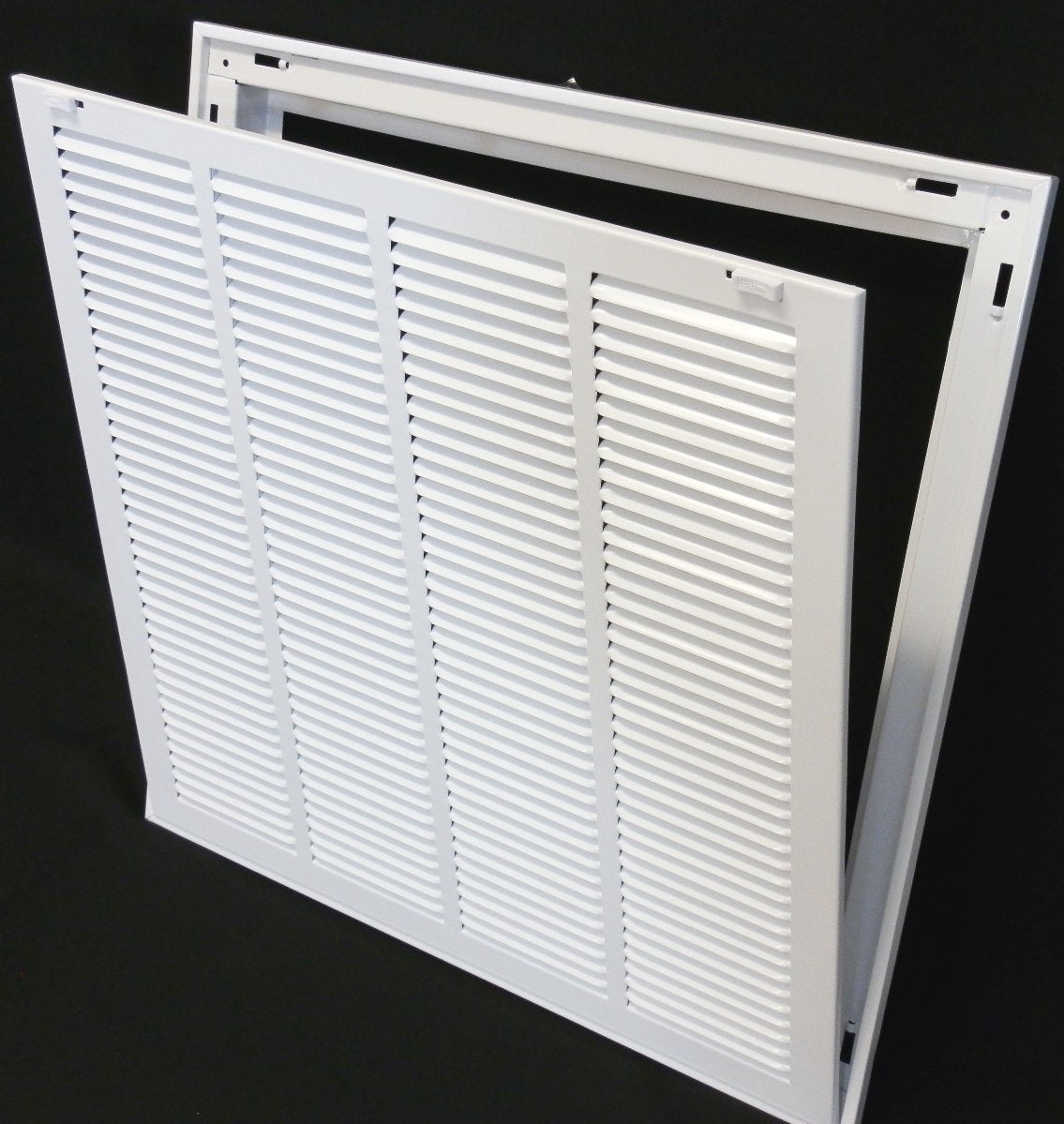12" X 32" Steel Return Air Filter Grille for 1" Filter - Removable Frame - [Outer Dimensions: 14 5/8" X 34 5/8"] - HVAC PremiumRFG1232 HP