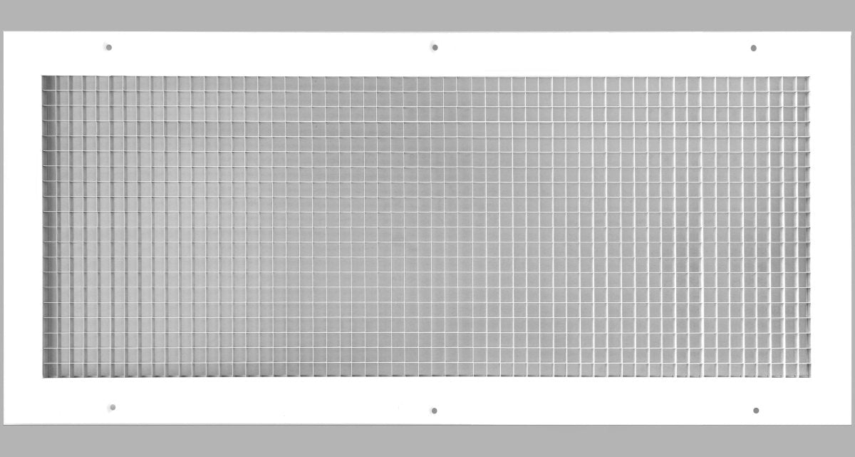 12" x 36" or 36" x 12" Cube Core Eggcrate Return Air Grille - HVAC PremiumCRG1236