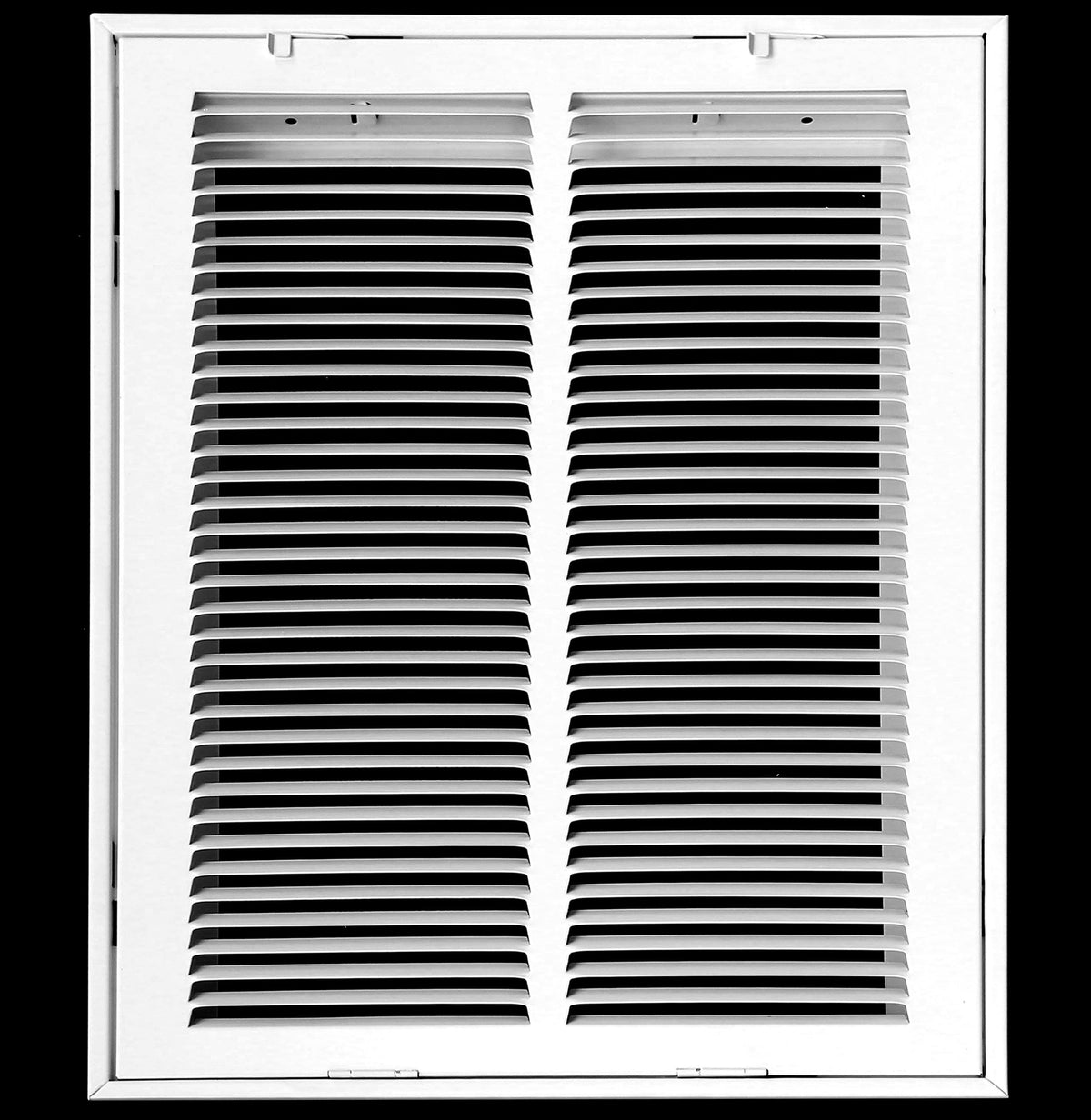 10&quot; X 16&quot; Steel Return Air Filter Grille for 1&quot; Filter - Fixed Hinged - [Outer Dimensions: 12 5/8&quot; X 18 5/8&quot;]
