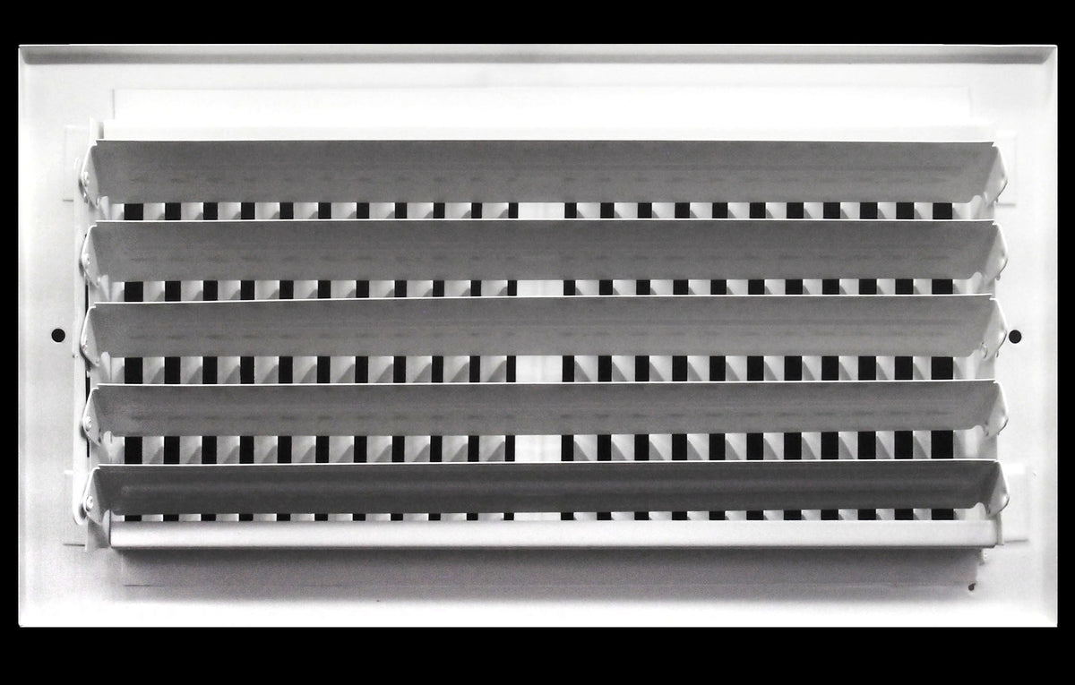8&quot;w x 8&quot;h 2-Way AIR Supply Diffuser - Vent Duct Cover - Grille Register rear view