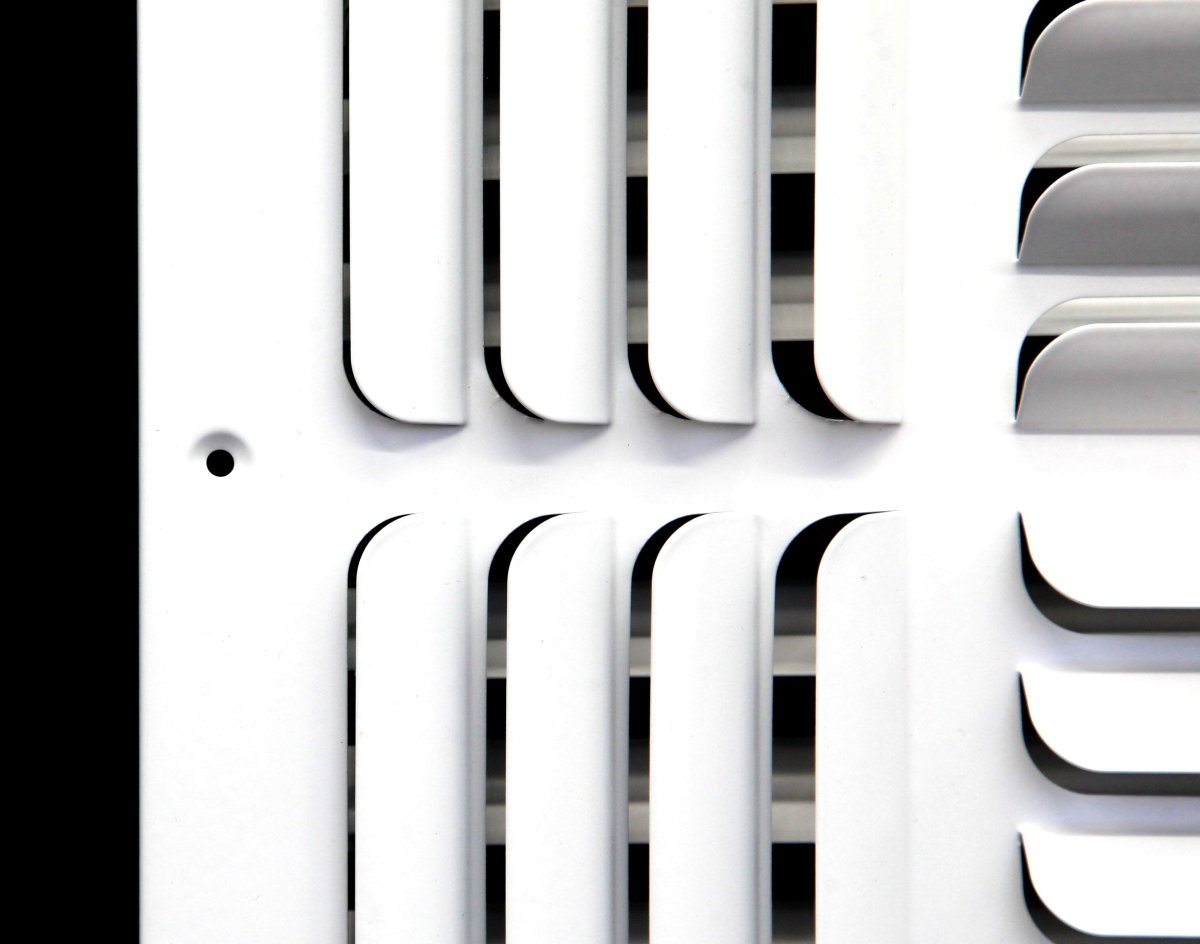 12&quot;w X 12&quot;h [Duct Opening] 4 - Way Fixed Curved Blade Air Supply Diffuser Register Vent Cover Grille [Outer Dimensions: 13.75&quot;W X 13.75&quot;H] - HVAC PremiumMFCSCR1212W4