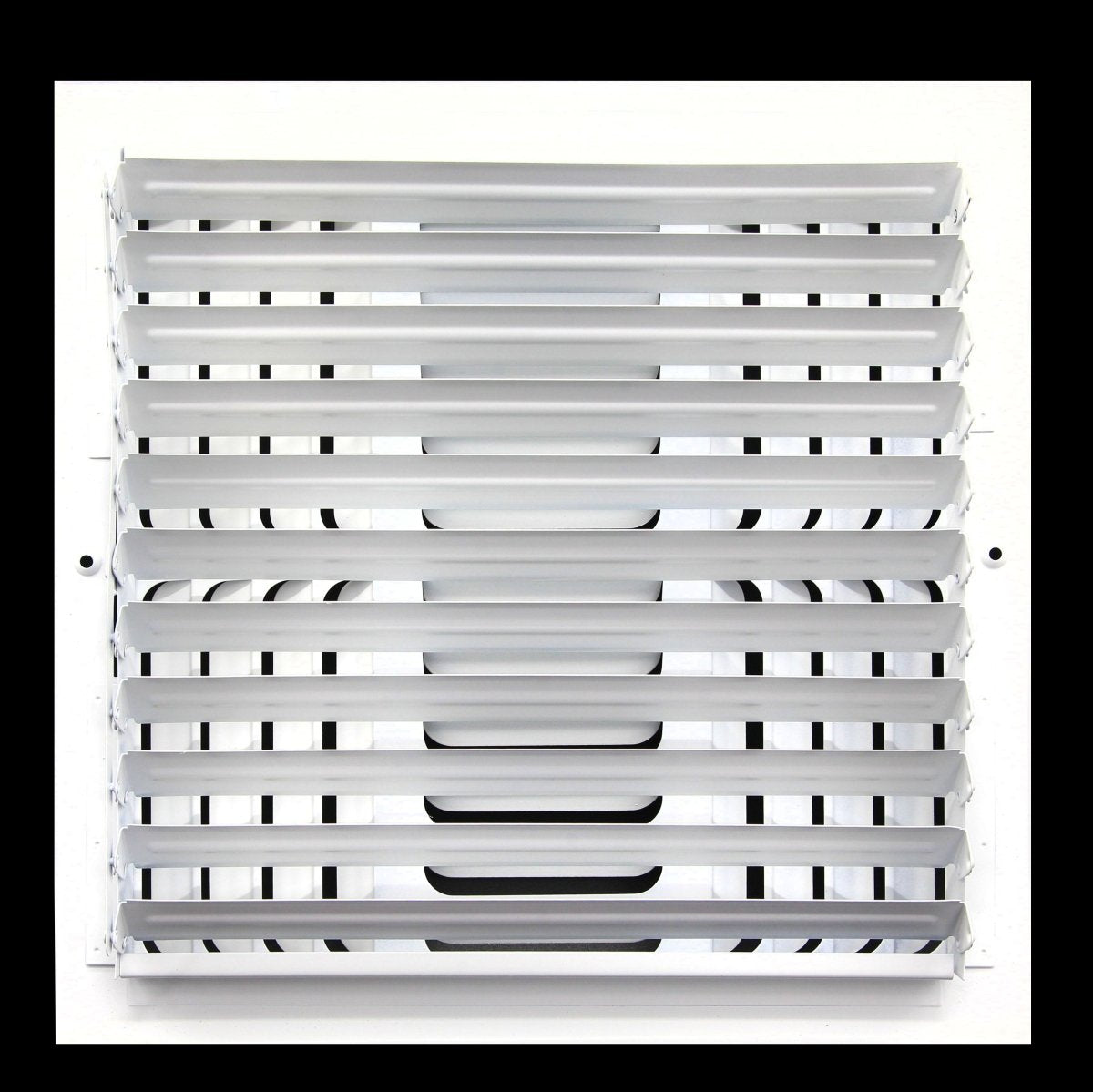 12&quot;w X 6&quot;h [Duct Opening] 3 - Way Fixed Curved Blade Air Supply Diffuser Register Vent Cover Grille [Outer Dimensions: 13.75&quot;W X 7.75&quot;H] - HVAC PremiumCSCSCR126W3 - HP