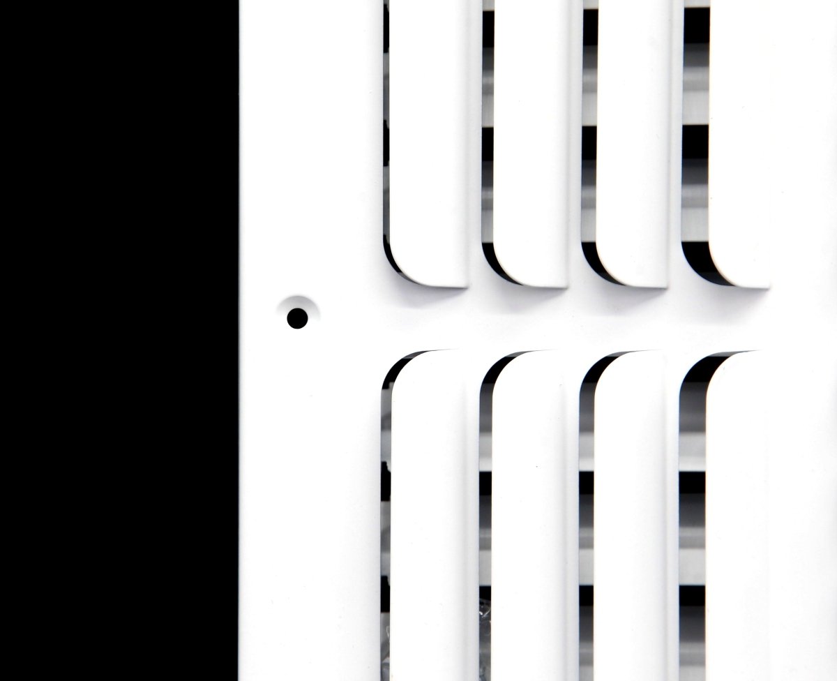 12&quot;w X 6&quot;h [Duct Opening] 3 - Way Fixed Curved Blade Air Supply Diffuser Register Vent Cover Grille [Outer Dimensions: 13.75&quot;W X 7.75&quot;H] - HVAC PremiumCSCSCR126W3 - HP