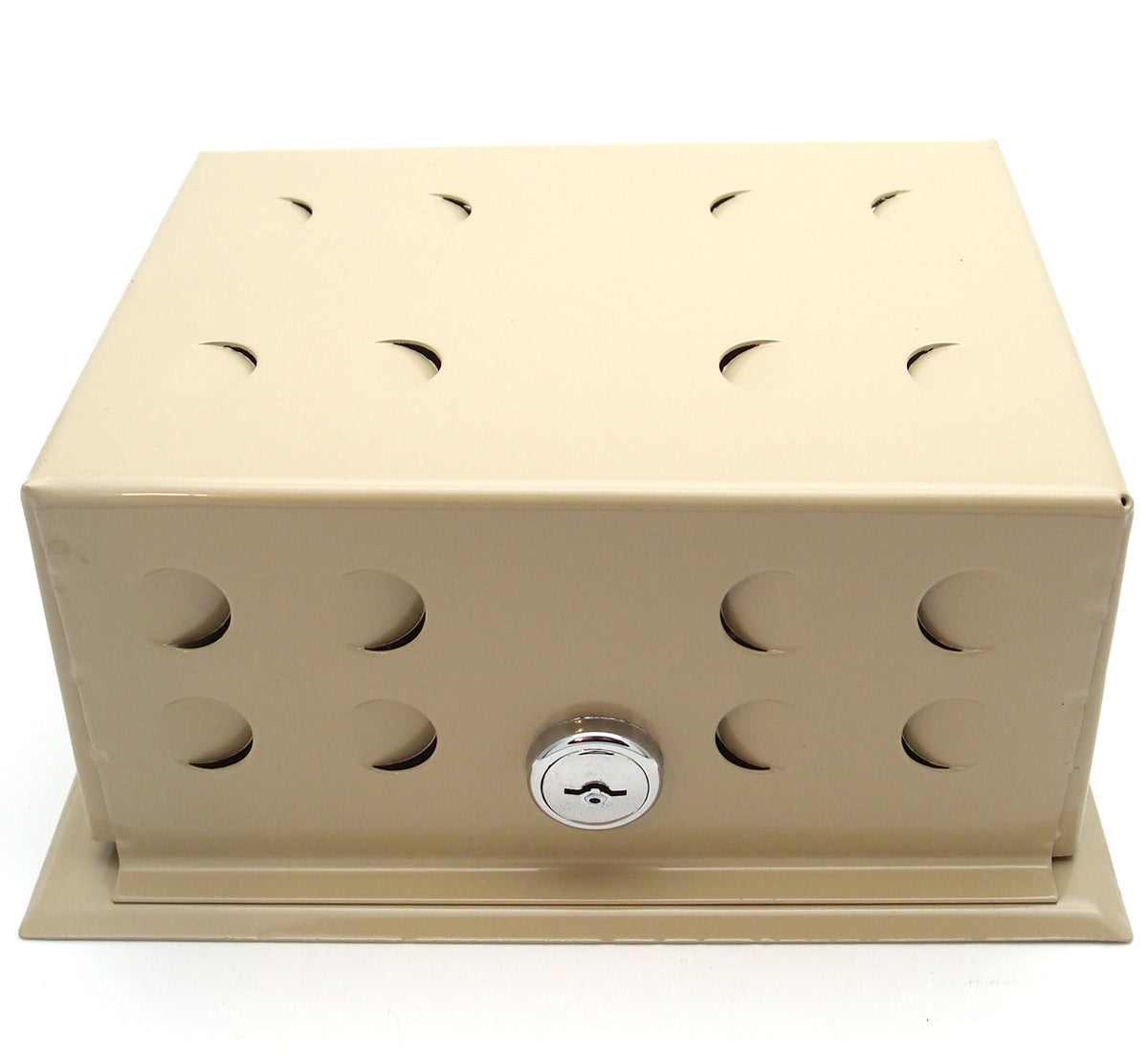 Beige  Metal Sentinel Thermostat Cover - Solid Base - 6-1/4 x 4-3/4