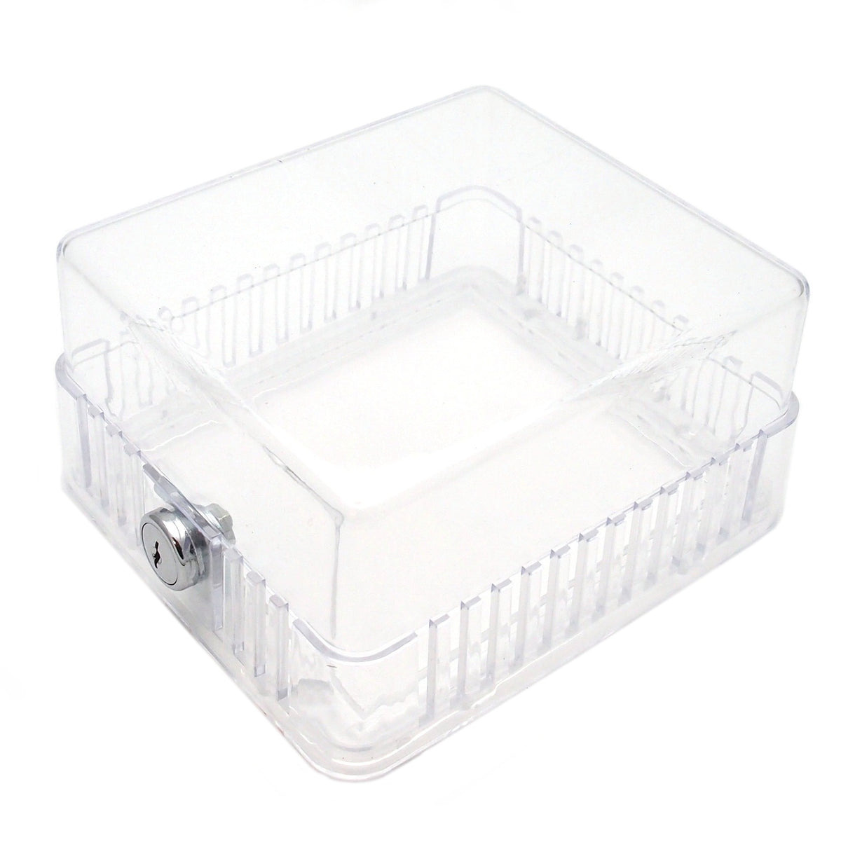 Clear Plastic Classic Thermostat Cover- Solid and Ring Bases- 5-1/4&quot;-4-3/8&quot;