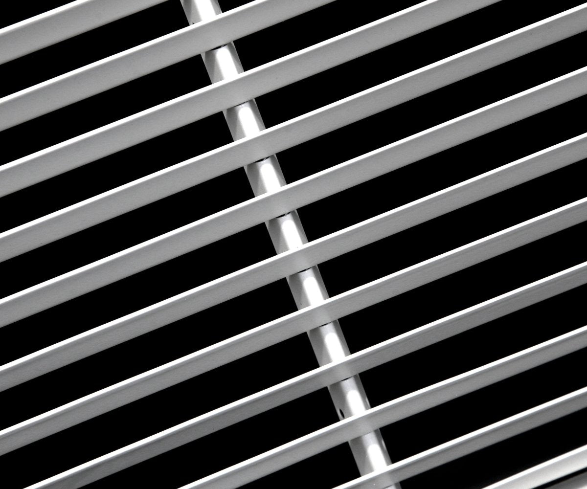 14&quot; x 10&quot; Steel Fixed Bar Return Grille - Sidewall and Ceiling - HVAC PremiumRG1410Steel FBA