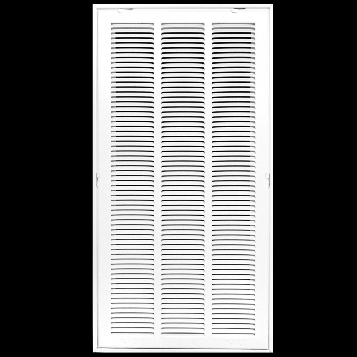 14" X 25" Steel Return Air Filter Grille for 1" Filter - Fixed Hinged - [Outer Dimensions: 16 5/8" X 27 5/8"] - HVAC Premium190 14X25 FBA