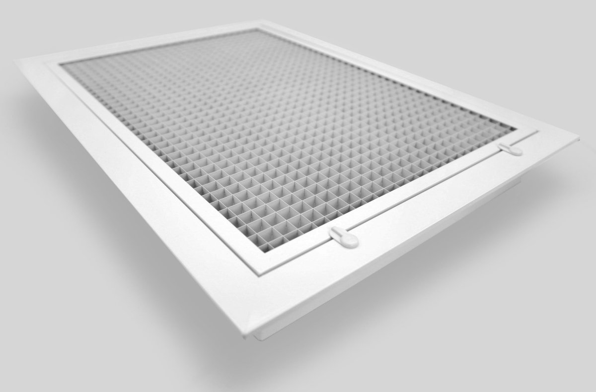 14&quot; x 30&quot; Cube Core Eggcrate Return Air Filter Grille for 1&quot; Filter - HVAC PremiumCRFG1430
