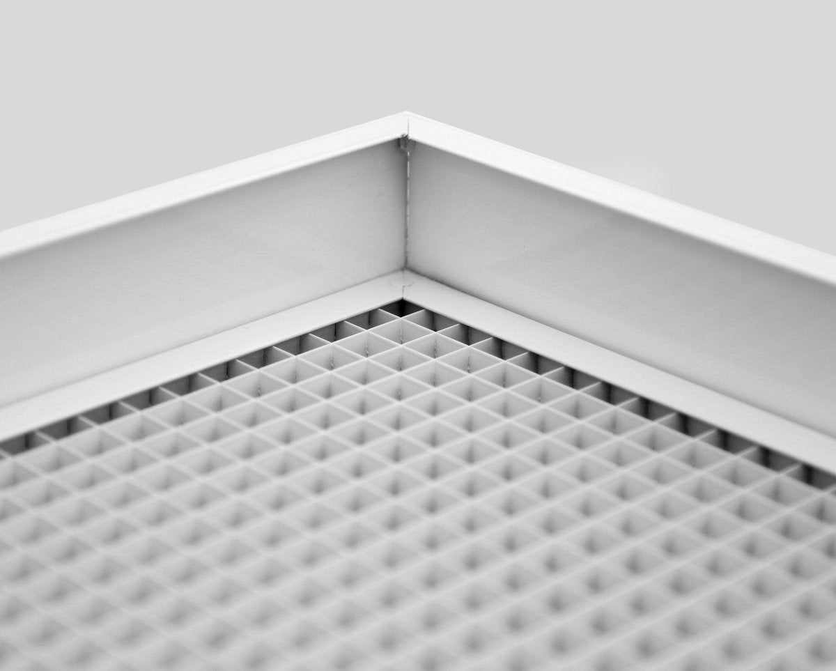 14&quot; x 30&quot; Cube Core Eggcrate Return Air Filter Grille for 1&quot; Filter - HVAC PremiumCRFG1430