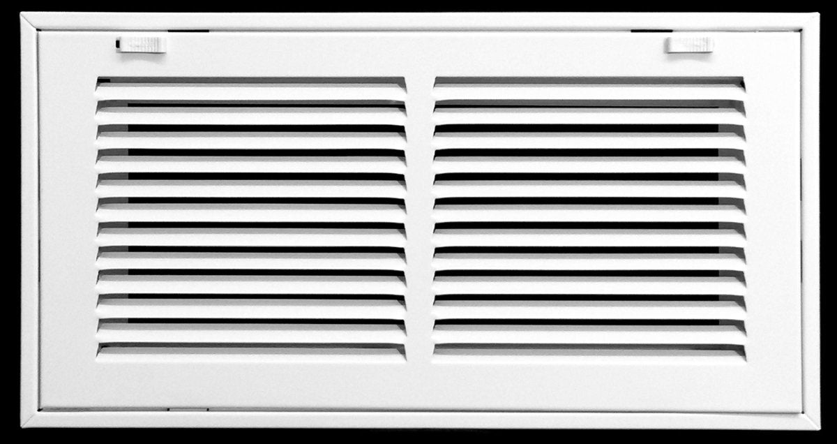14" X 6" Steel Return Air Filter Grille for 1" Filter - Removable Frame - [Outer Dimensions: 16 5/8" X 8 5/8"] - HVAC PremiumRFG146