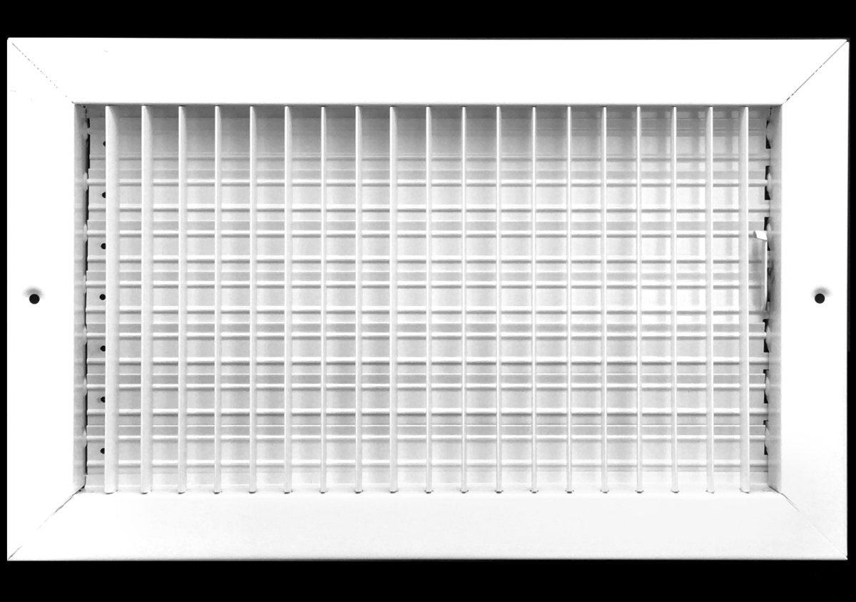 14" X 8" ADJUSTABLE AIR SUPPLY DIFFUSER - HVAC Vent Duct Cover Sidewall or Ceiling - HVAC PremiumSV148FBA