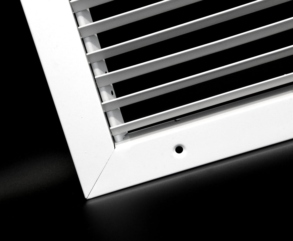 14&quot; x 10&quot; Fixed Bar Return Grille - Sidewall and Ceiling