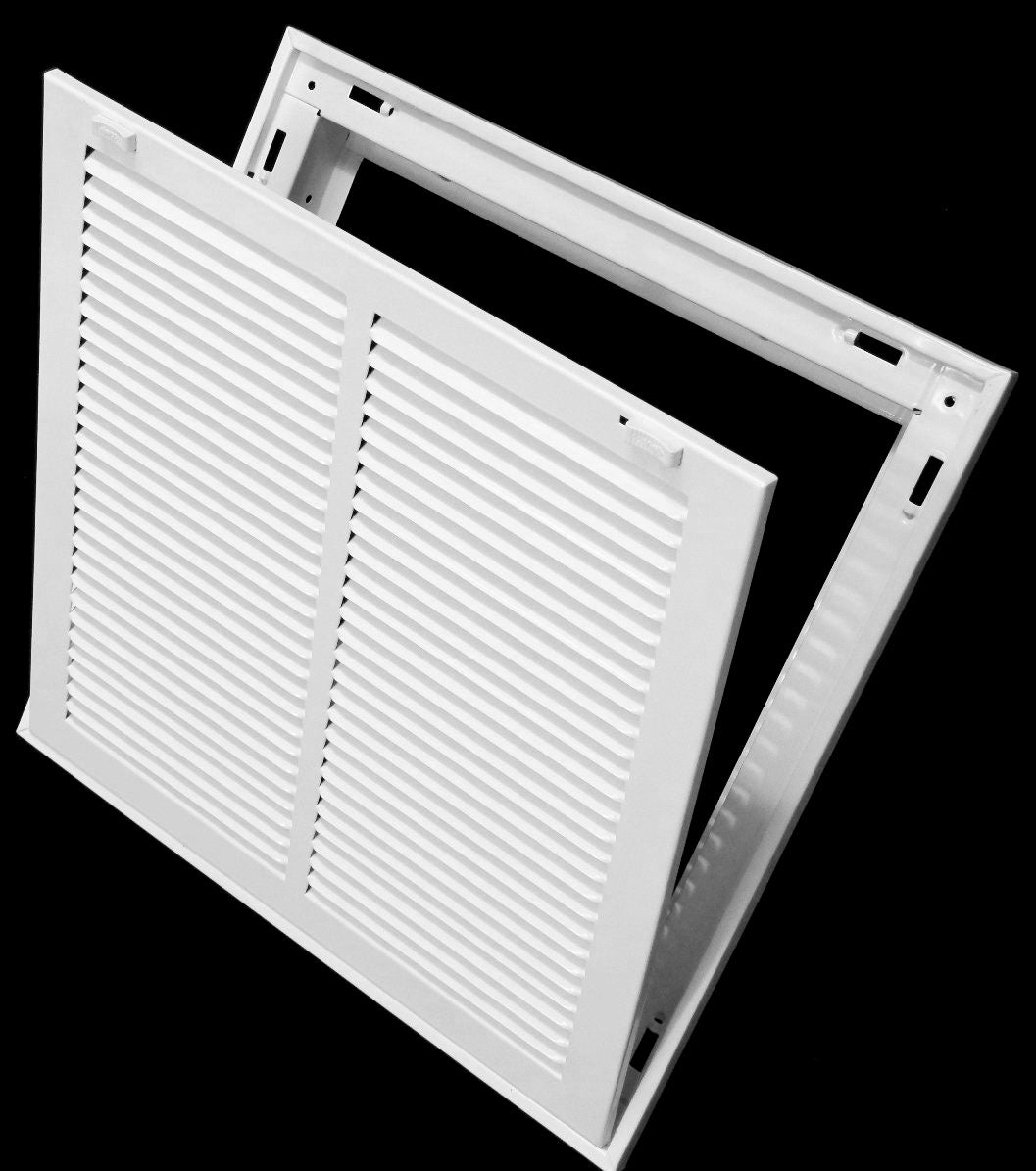 14&quot; X 14&quot; Steel Return Air Filter Grille for 1&quot; Filter - Removable Frame - [Outer Dimensions: 16 5/8&quot; X 16 5/8&quot;]