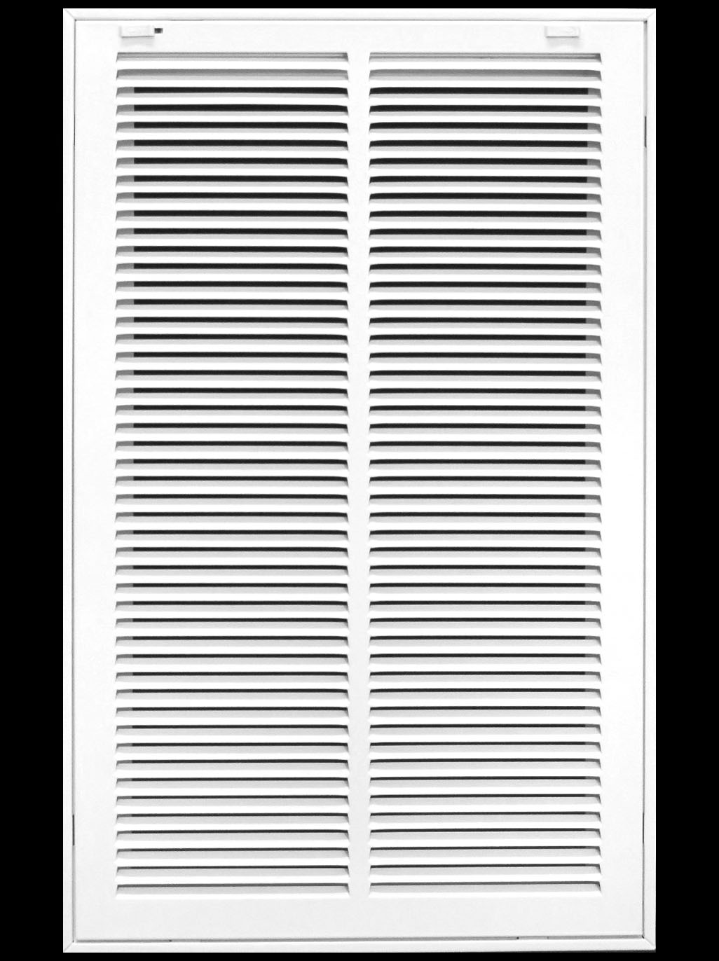 14&quot; X 25&quot; Steel Return Air Filter Grille for 1&quot; Filter - Removable Frame - [Outer Dimensions: 16 5/8&quot; X 27 5/8&quot;]