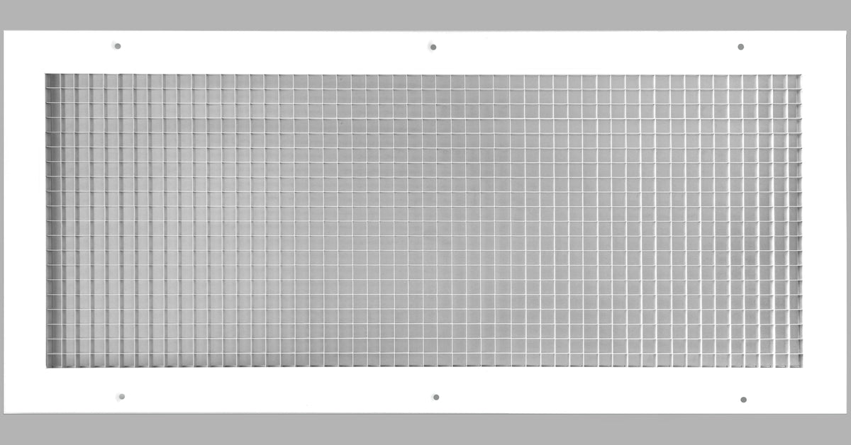 18&quot; x 32&quot; or 32&quot; x 18&quot; Cube Core Eggcrate Return Air Grille