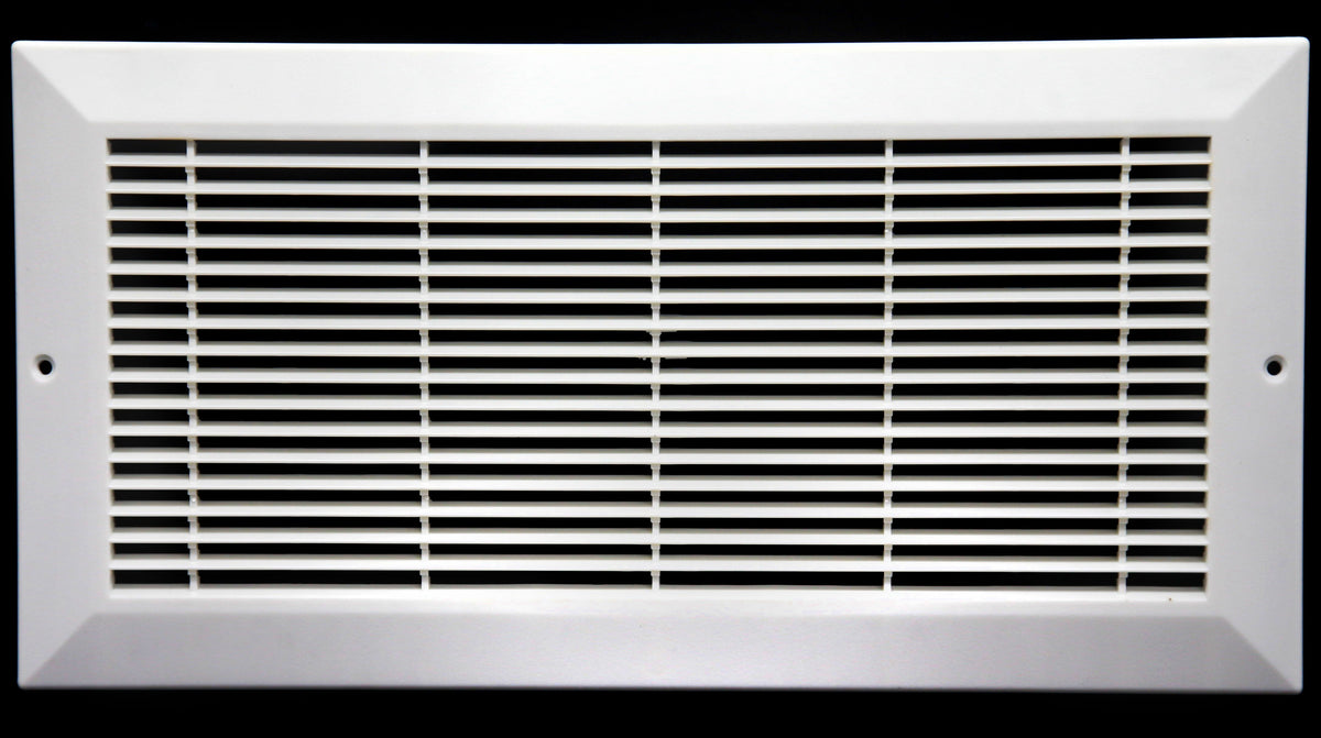 14&quot; x 6&quot; HVAC Return Air Grille  - Plastic Never Rust Vent Duct Cover - For Wall &amp; Ceiling