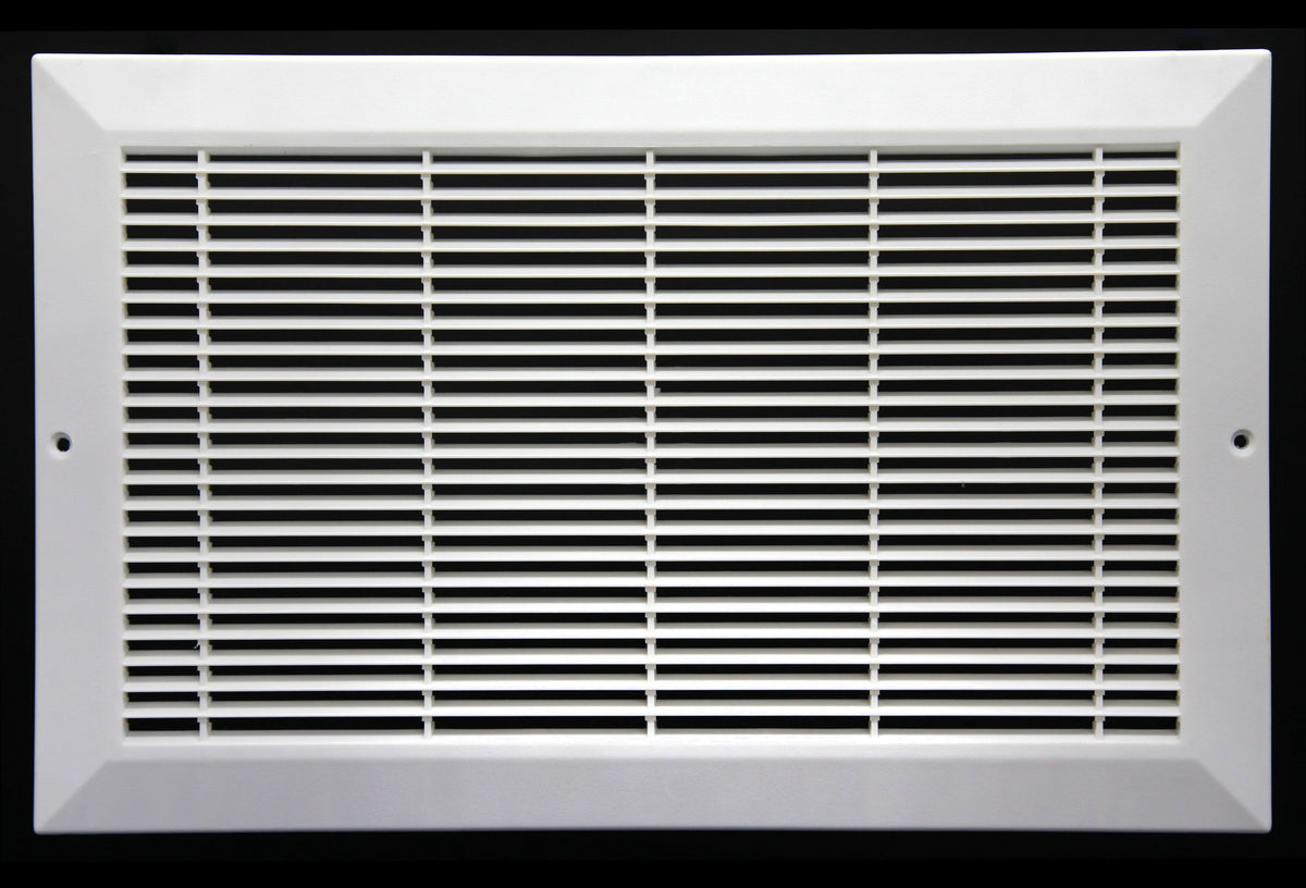 14&quot; x 8&quot; HVAC Return Air Grille  - Plastic Never Rust Vent Duct Cover - For Wall &amp; Ceiling