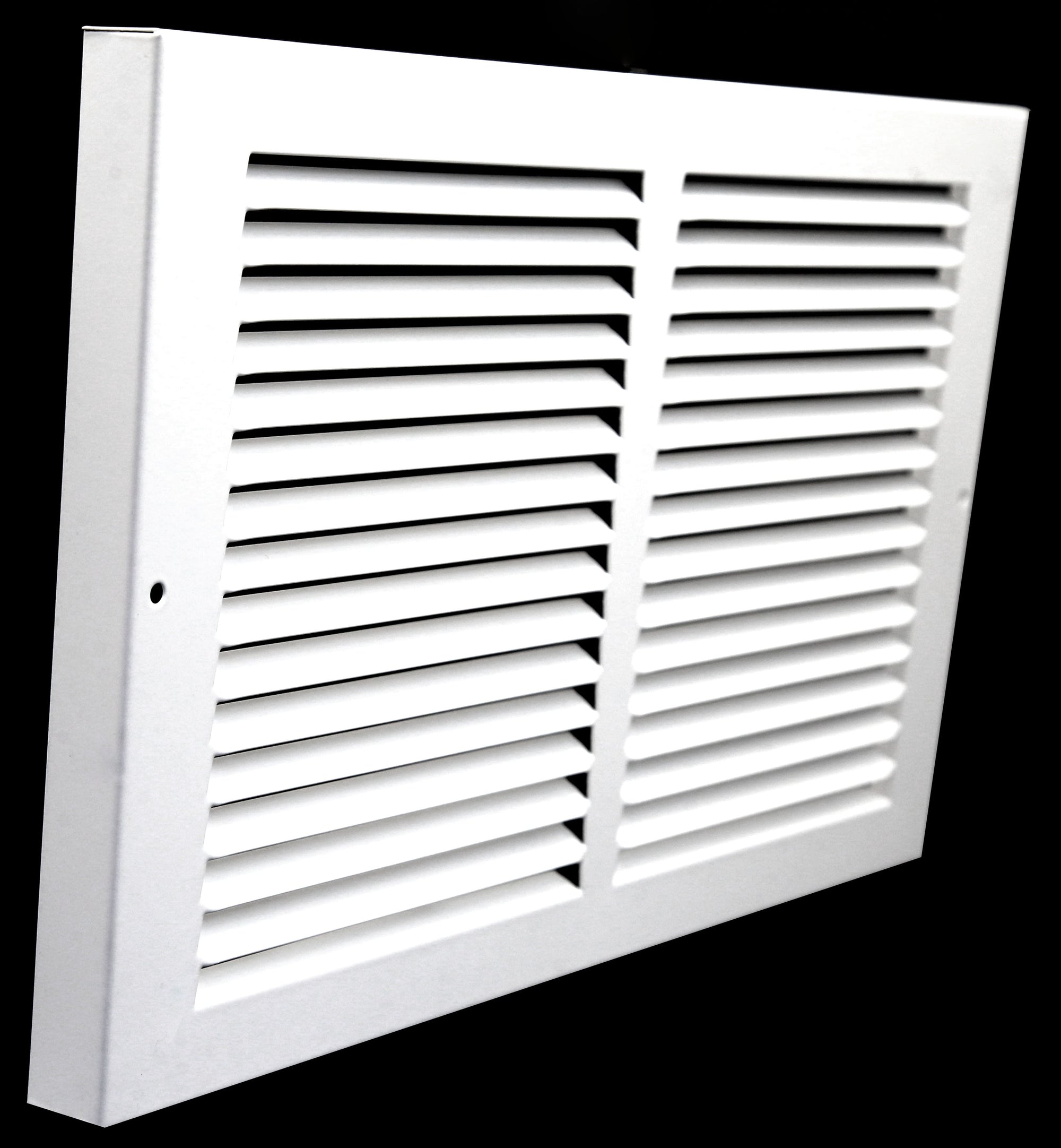 side view 12" X 4" Baseboard Return Air Grille - HVAC Vent Duct Cover