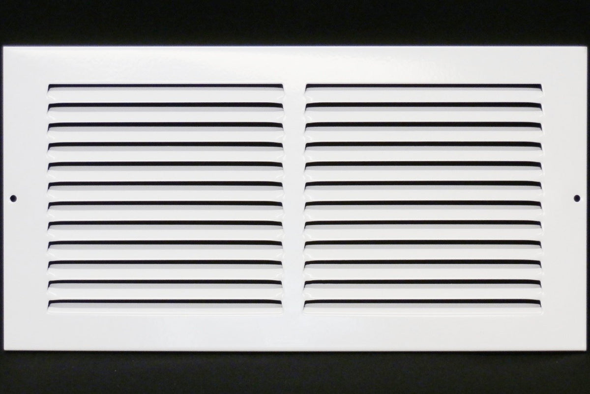 14&quot; X 4&quot; Air Vent Return Grilles - Sidewall and Ceiling - Steel
