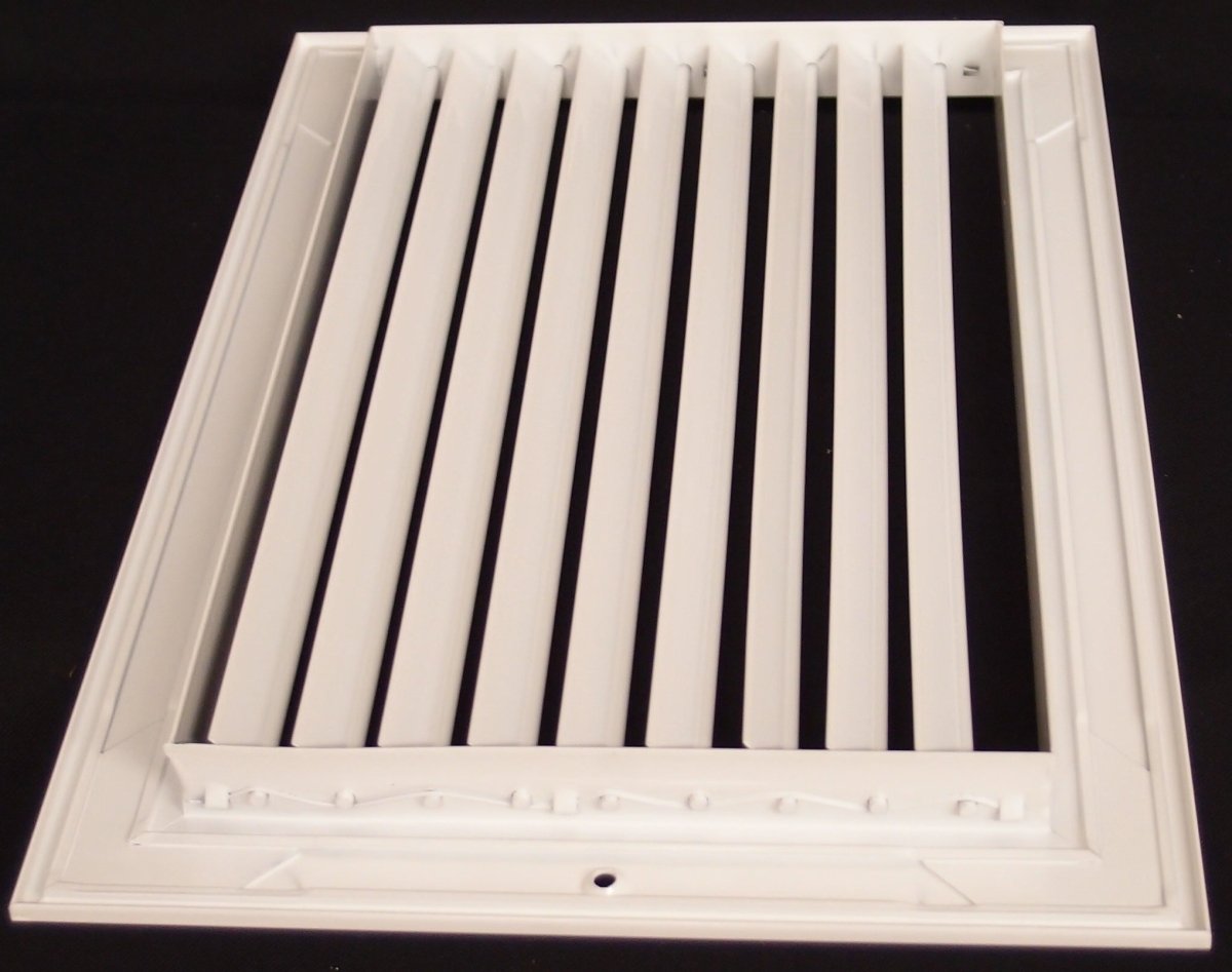 14&quot;w X 12&quot;h Aluminum Adjustable Return/Supply HVAC Air Grille - HVAC PremiumRGADJ - 1412